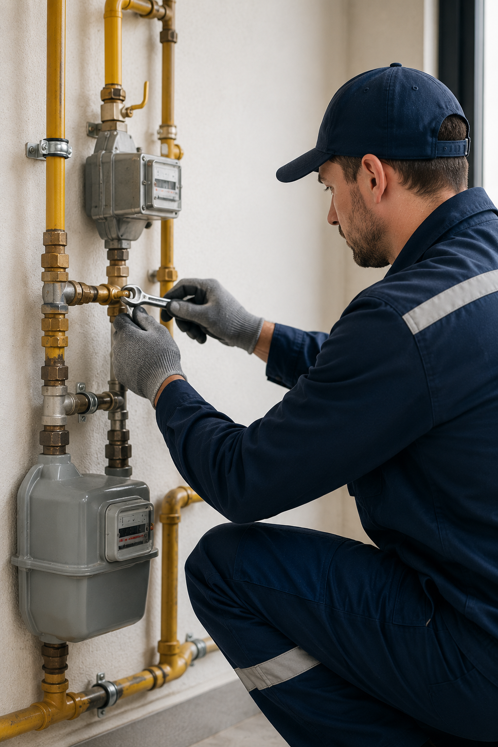 Assistência técnica de gás